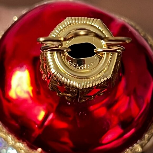 Vtg. Merck Old World Christmas Nutcracker Ornament Inge-Glas Germany w/Box Green - Picture 9 of 16